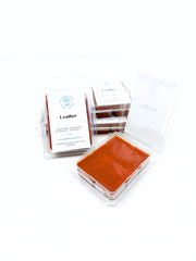 Leather Pure Soy Wax Melts six cubes pack masculine scent