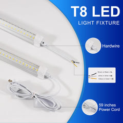4ft 50W 6500K led shop light close up