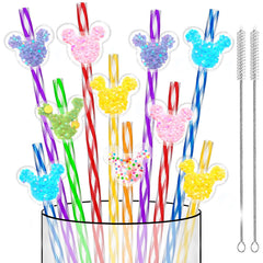 LEDUO Sparkle Mouse Ear Straws 24pc set product image