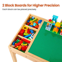 Large Lego board area on Papablic table