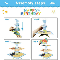 LeiGuoMinyyu cardboard birthday party stand