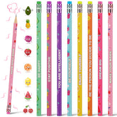 Leinuosen 48 count scented pencils with erasers for kids