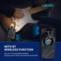 Built-in 4 effects on LEKATO mini amp