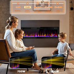 LEMBERI remote control electric fireplace image