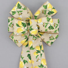 Back of bow shows chenille wire stem and elastic stretch for hanging