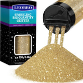 LEOBRO Champagne Gold Glitter 150g for resin crafts