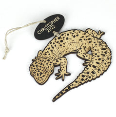 Made in USA leopard gecko ornament