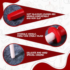 Ceramic honing rod 27 cm ceramic section length