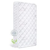 Letmxiu premium crib and toddler mattress memory foam core