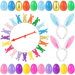 Letsroar Easter party game egg collection with 20 plastic eggs