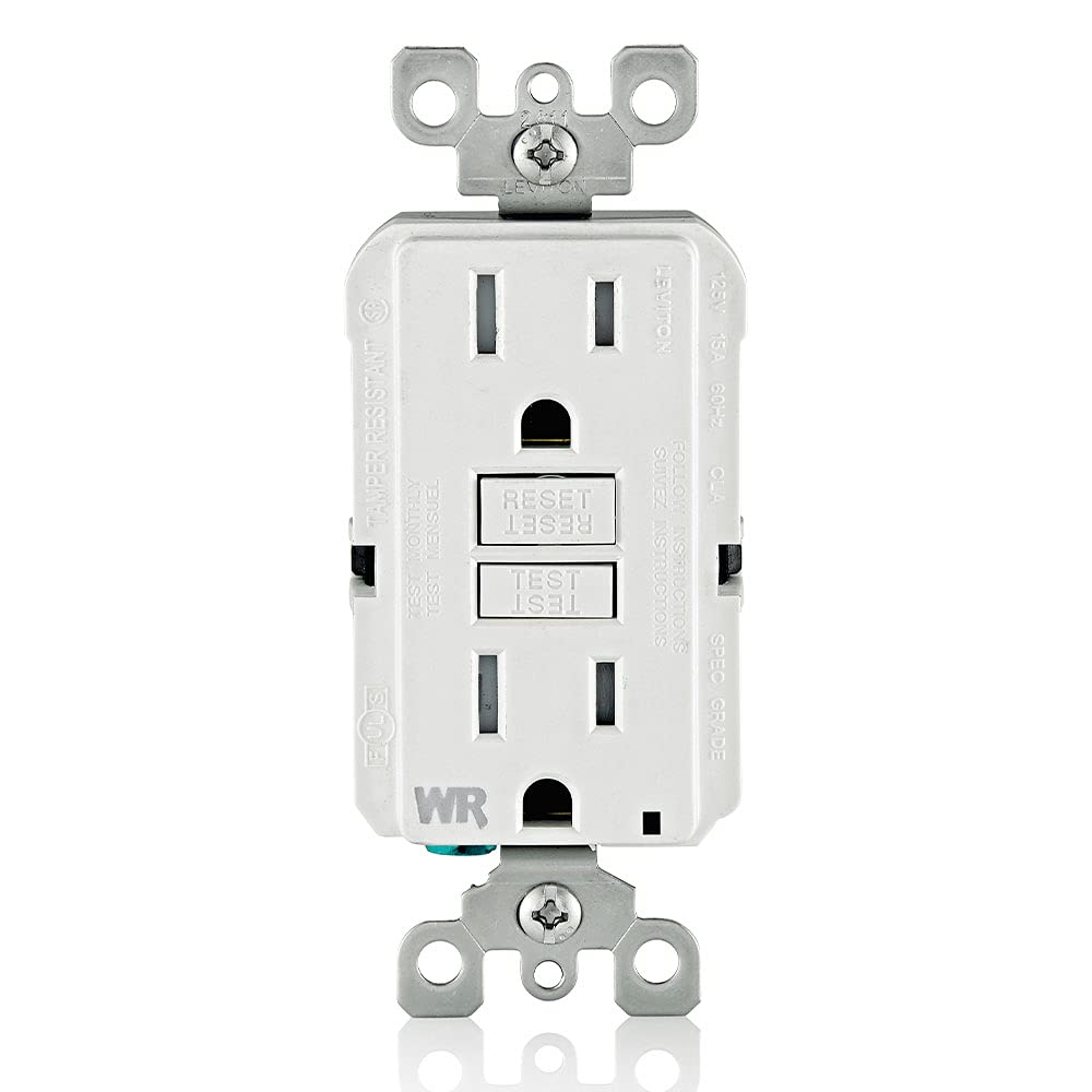 Leviton GFWT1-W GFCI weather resistant outdoor outlet