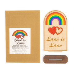 LGBTQ rainbow decor for home office or bedroom