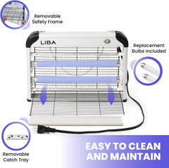 Chain for hanging LiBa bug zapper for easy setup