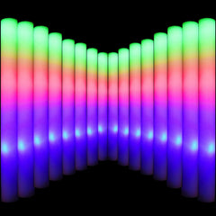 LifBetter light up glow sticks bulk LED foam batons for parties