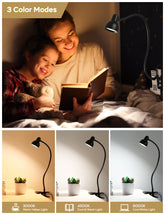 LiFMIRA Clip-on Reading Light 3 color modes