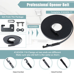LiftMaster 2280 compatible drive belt 41A5434-11