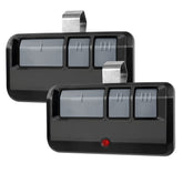 Two remotes and visor clips in package