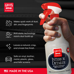 Light-Duty interior cleaner for vinyl leather plastic glass