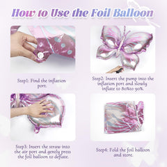light purple balloons 18inch 2 12inch 10 10inch 10