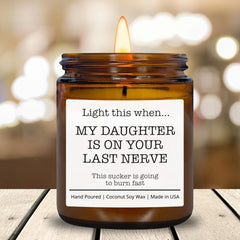 Custom Last nerve Candle name option