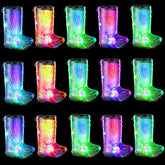 Light Up Shot Glasses with Cowboy Boot design and LED lights