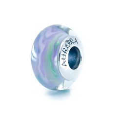 Lights of Dawn Murano glass S925 charm bead closeup