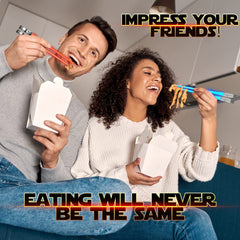 Two pairs BPA-free LED chopsticks