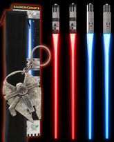 Lightsaber chopsticks red and blue pair
