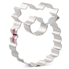 LILIAO Baby Bib Cookie Cutter 3.8 inch stainless steel