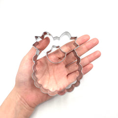 Food safe stainless steel cookie cutter for baby showers