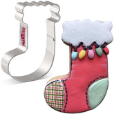 LILIAO Christmas stocking cookie cutter stainless steel