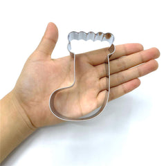 Stocking shape cutter for fondant bread and more