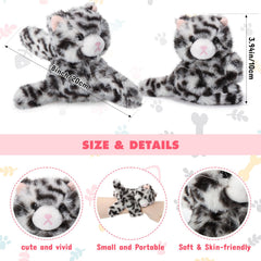 Eight inch plush kitten bracelet wearable toy for kids