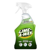 Lime-A-Way hard water stain remover spray bottle label