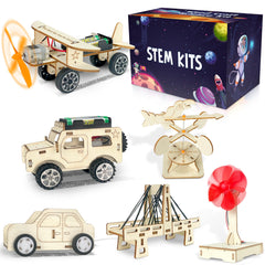 LINAYE wooden STEM kits 24 packs for kids ages 8-12