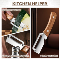 LINBLIF non-slip wooden handle kitchen tool