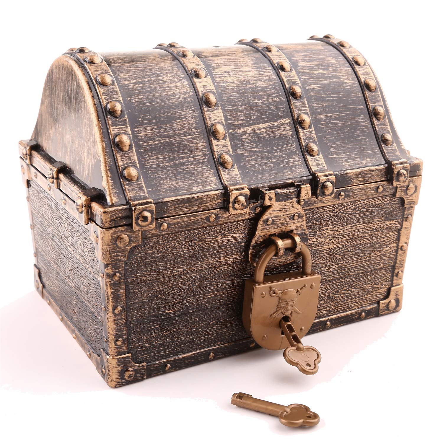 Lingway Toys Large Kids Pirate Treasure Chest front view