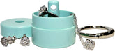 Lion Latch travel jewelry box case with ring holder