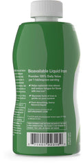 Liquid iron supplement bottle 16 oz Nature’s Way packaging