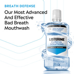 Zero Alcohol mouthwash with odor-neutralizing technology by Listerine
