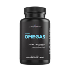 Livingood Daily Omega 3 EPA DHA 60 Softgels bottle front