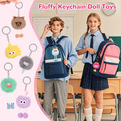 Plush keychains for party favors and gifts