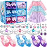 LJZJ princess dress up set with skirts and shoes