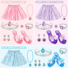 LJZJ princess tiaras and jewelry for girls