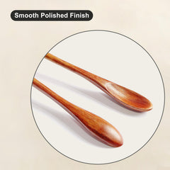 Espresso latte stirred with wooden spoon