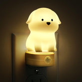 L LOHAS LED plug in night light for kids 3D puppy design