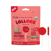 Lolleez kid sore throat relief lollipops 28 count pack