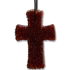 Leather Freshies Brown Cross 1-Pack by Lone Star Candles & More’s