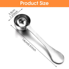 Silver stainless steel measuring spoon 15ml