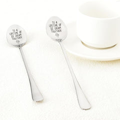 Long handle ice cream spoons 7.5 inches